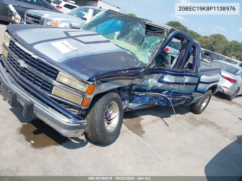 1993 Chevrolet Gmt-400 C1500 VIN: 2GBEC19K8P1138976 Lot: 40184219