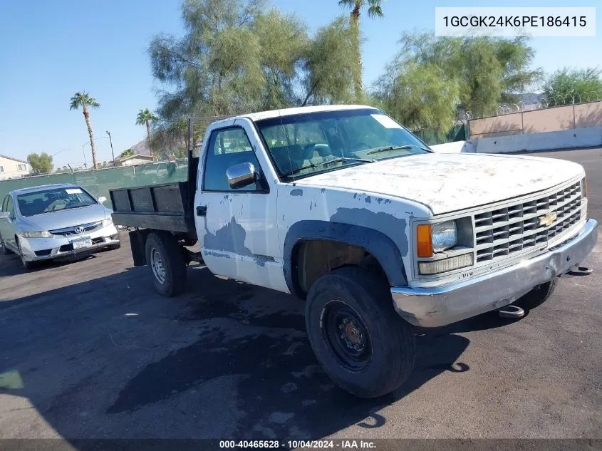 1993 Chevrolet Gmt-400 K2500 VIN: 1GCGK24K6PE186415 Lot: 40465628