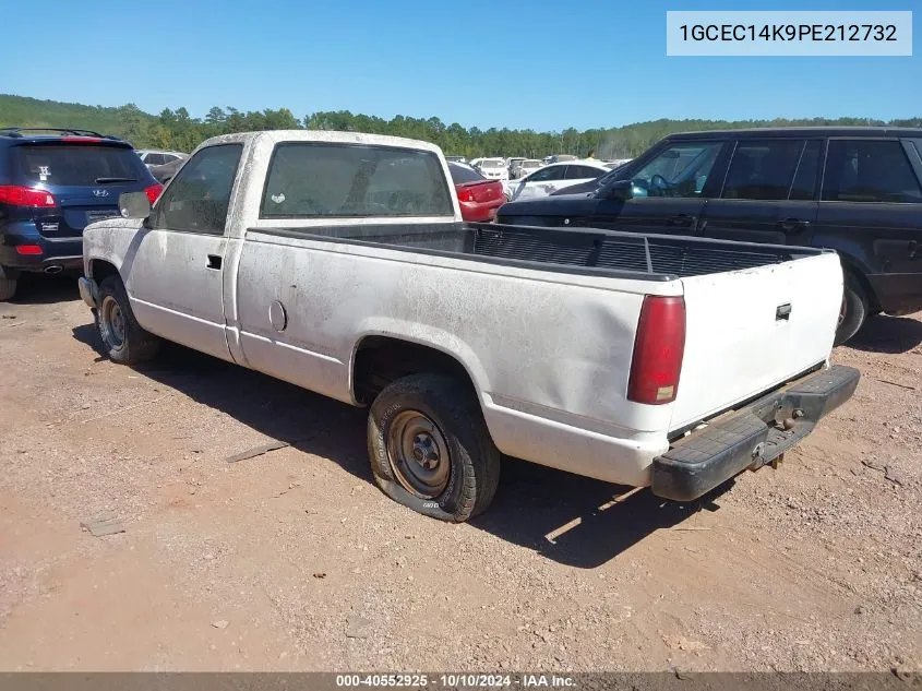 1993 Chevrolet Gmt-400 C1500 VIN: 1GCEC14K9PE212732 Lot: 40552925