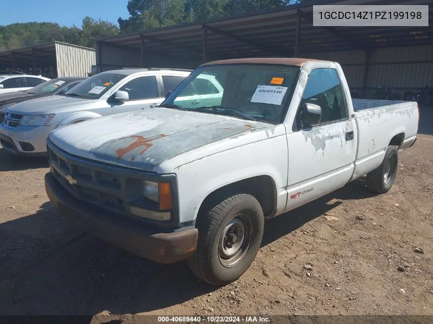 1993 Chevrolet Gmt-400 C1500 VIN: 1GCDC14Z1PZ199198 Lot: 40689440