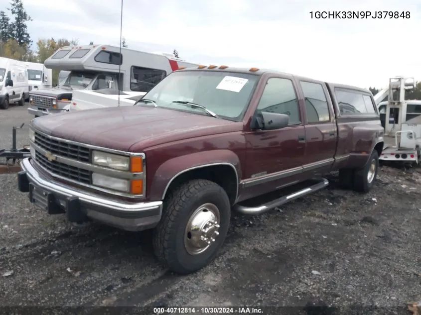 1993 Chevrolet Gmt-400 K3500 VIN: 1GCHK33N9PJ379848 Lot: 40712814