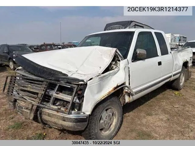 1994 Chevrolet Gmt-400 K1500 VIN: 2GCEK19K3R1214377 Lot: 30047435