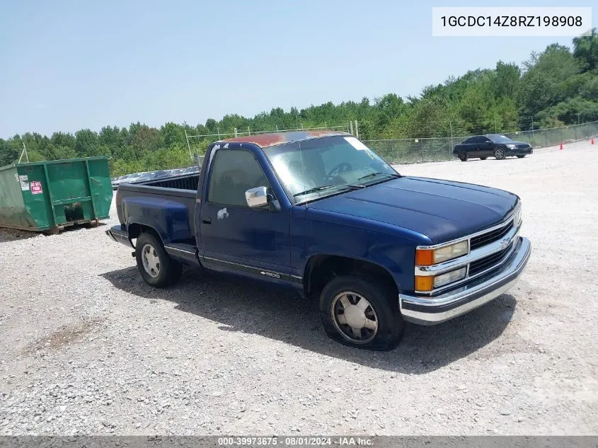 1994 Chevrolet Gmt-400 C1500 VIN: 1GCDC14Z8RZ198908 Lot: 39973675