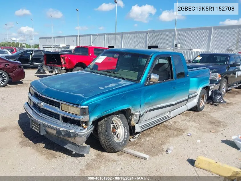 1994 Chevrolet Gmt-400 C1500 VIN: 2GBEC19K5R1152708 Lot: 40101952