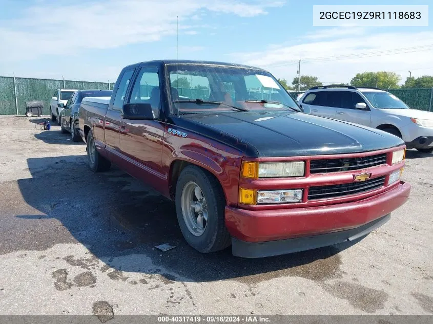 1994 Chevrolet Gmt-400 C1500 VIN: 2GCEC19Z9R1118683 Lot: 40317419