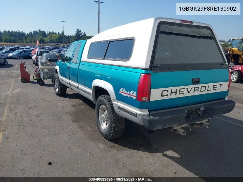 1994 Chevrolet Gmt-400 K2500 VIN: 1GBGK29F8RE130902 Lot: 40599025