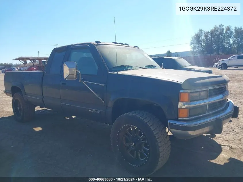 1994 Chevrolet Gmt-400 K2500 VIN: 1GCGK29K3RE224372 Lot: 40663080