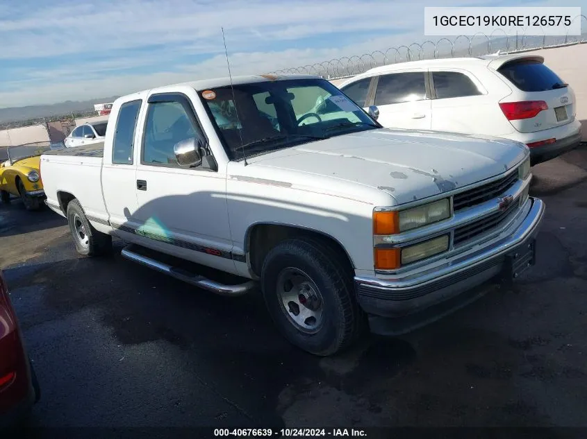 1994 Chevrolet Gmt-400 C1500 VIN: 1GCEC19K0RE126575 Lot: 40676639