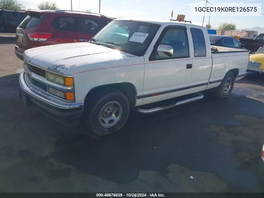 1994 Chevrolet Gmt-400 C1500 VIN: 1GCEC19K0RE126575 Lot: 40676639