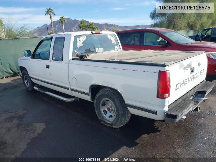 1994 Chevrolet Gmt-400 C1500 VIN: 1GCEC19K0RE126575 Lot: 40676639