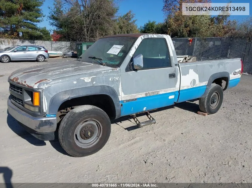 1994 Chevrolet Gmt-400 K2500 VIN: 1GCGK24K0RE313498 Lot: 40791665