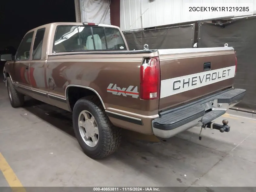 1994 Chevrolet Gmt-400 K1500 VIN: 2GCEK19K1R1219285 Lot: 40853811