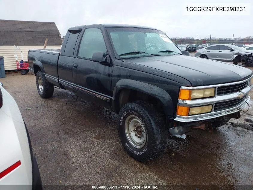 1994 Chevrolet Gmt-400 K2500 VIN: 1GCGK29FXRE298231 Lot: 40866613