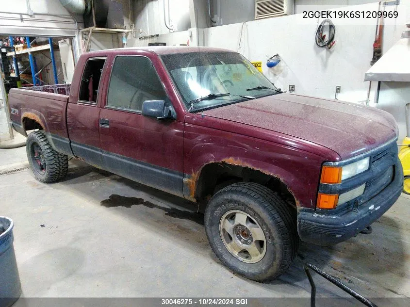 1995 Chevrolet Gmt-400 K1500 VIN: 2GCEK19K6S1209969 Lot: 30046275