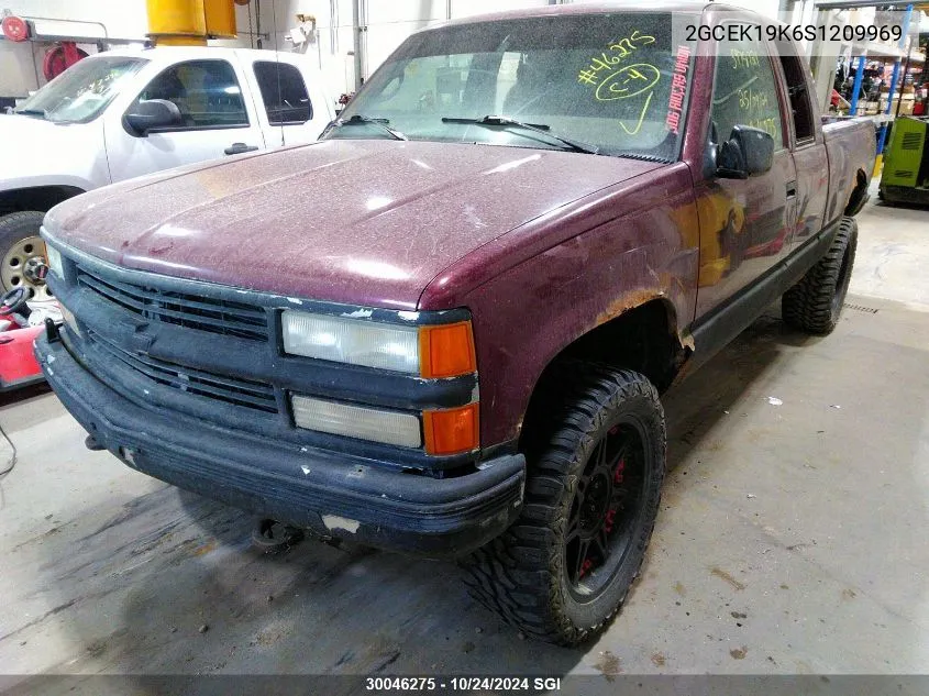 1995 Chevrolet Gmt-400 K1500 VIN: 2GCEK19K6S1209969 Lot: 30046275