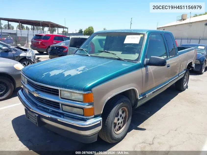 1995 Chevrolet Gmt-400 C1500 VIN: 2GCEC19H4S1156979 Lot: 39760670