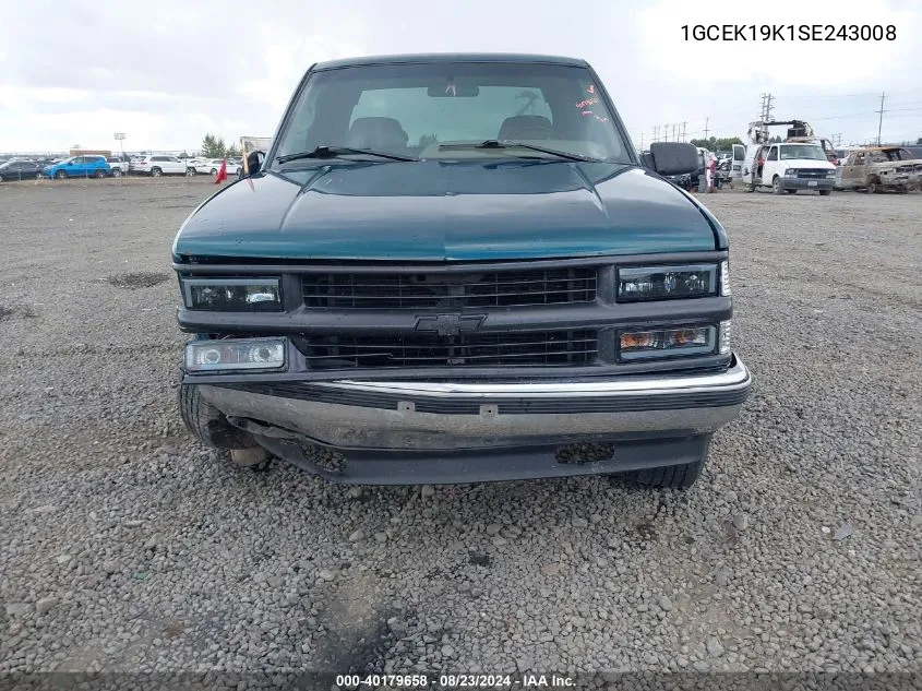 1995 Chevrolet Gmt-400 K1500 VIN: 1GCEK19K1SE243008 Lot: 40179658