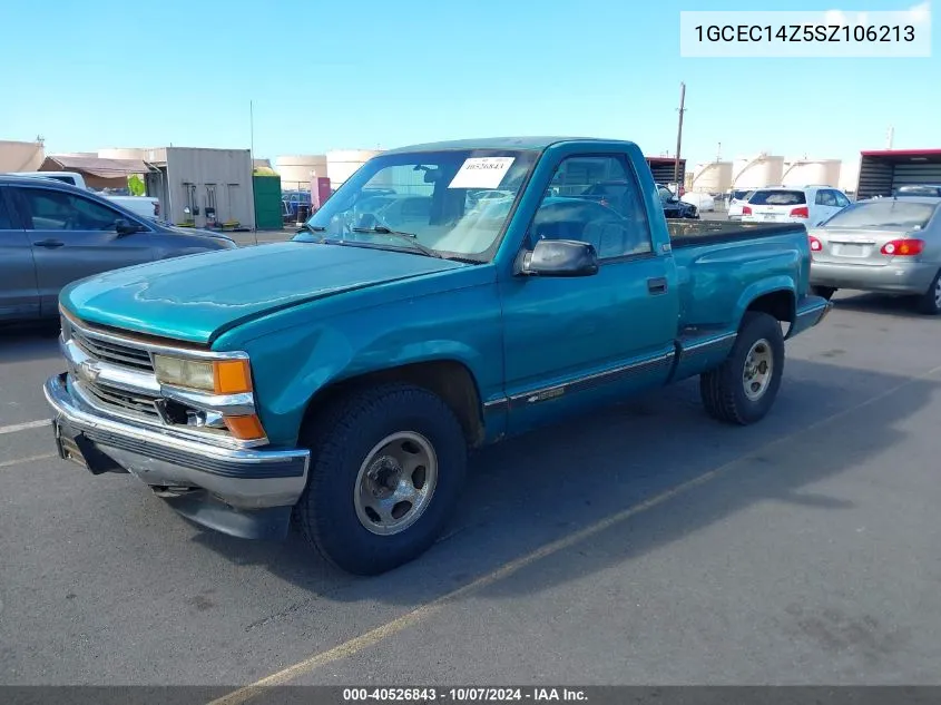 1995 Chevrolet Gmt-400 C1500 VIN: 1GCEC14Z5SZ106213 Lot: 40526843