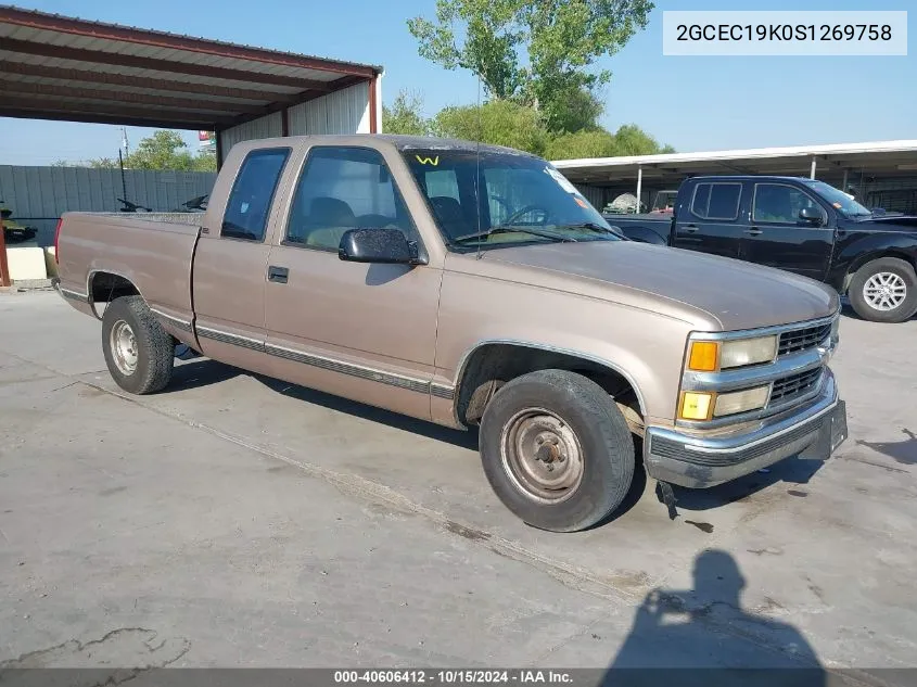 1995 Chevrolet Gmt-400 C1500 VIN: 2GCEC19K0S1269758 Lot: 40606412