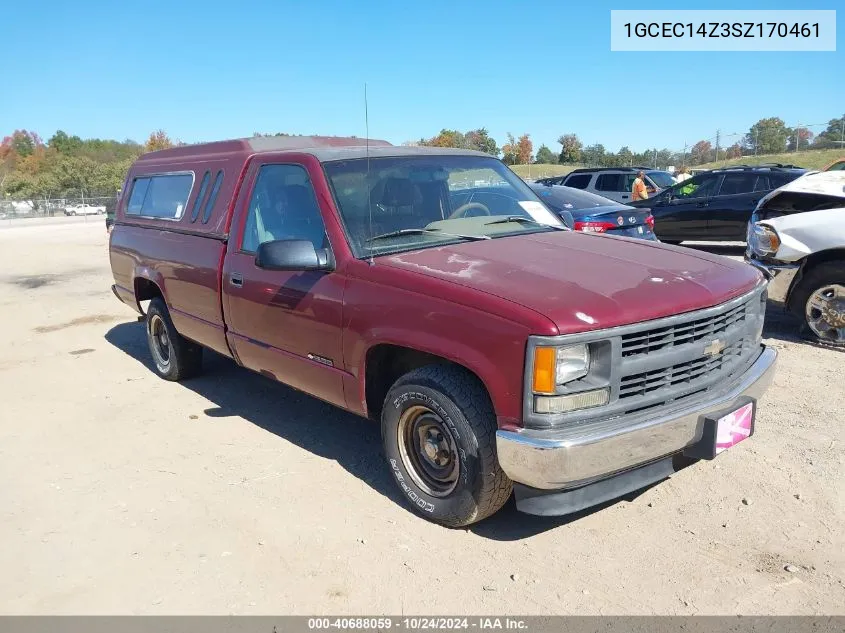 1995 Chevrolet Gmt-400 C1500 VIN: 1GCEC14Z3SZ170461 Lot: 40688059