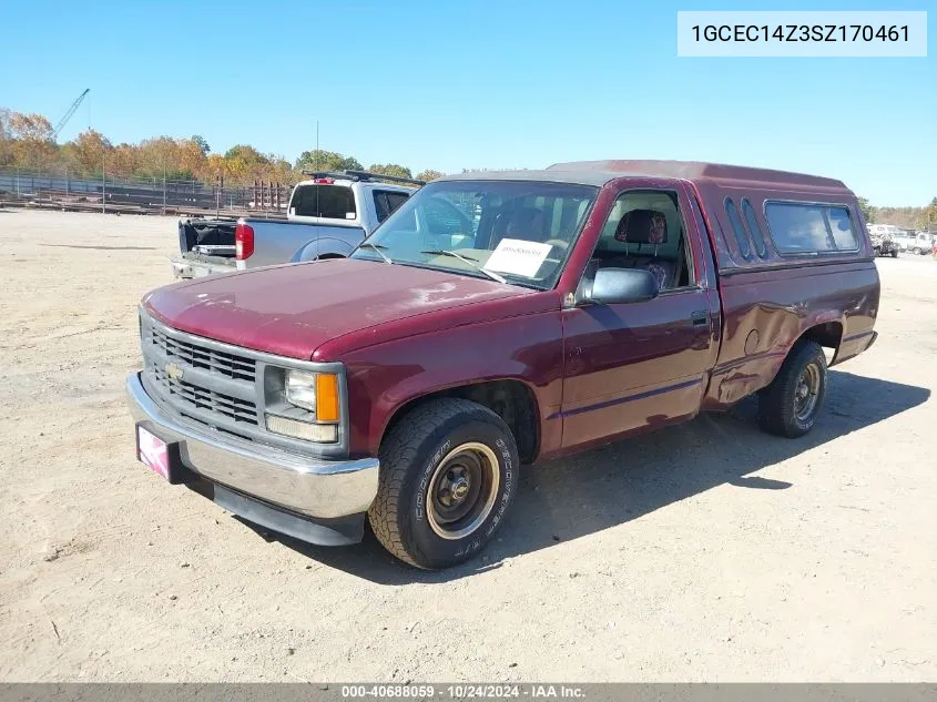 1995 Chevrolet Gmt-400 C1500 VIN: 1GCEC14Z3SZ170461 Lot: 40688059