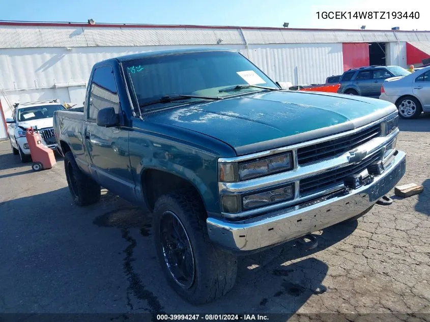 1996 Chevrolet Gmt-400 K1500 VIN: 1GCEK14W8TZ193440 Lot: 39994247