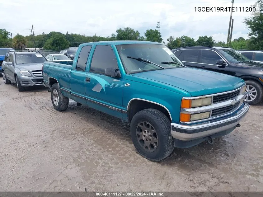 1996 Chevrolet Gmt-400 K1500 VIN: 1GCEK19R4TE111200 Lot: 40111127