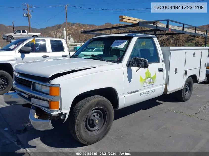 1996 Chevrolet Gmt-400 C3500 VIN: 1GCGC34R4TZ231208 Lot: 40169985