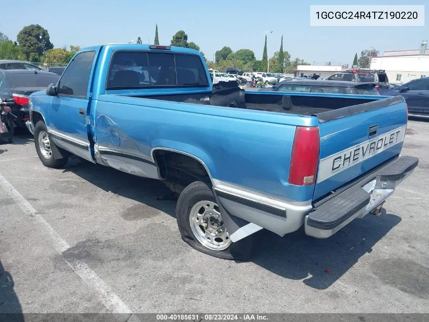 1996 Chevrolet Gmt-400 C2500 VIN: 1GCGC24R4TZ190220 Lot: 40185631