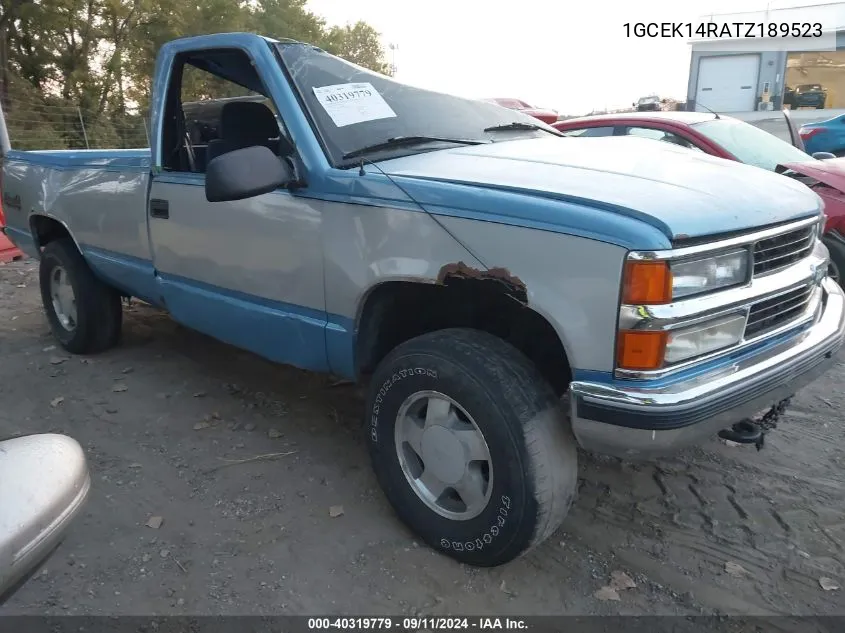 1996 Chevrolet Gmt-400 K1500 VIN: 1GCEK14RATZ189523 Lot: 40319779