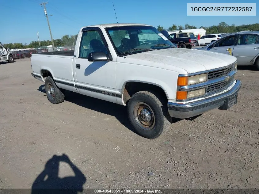 1996 Chevrolet Gmt-400 C2500 VIN: 1GCGC24R7TZ232587 Lot: 40543051