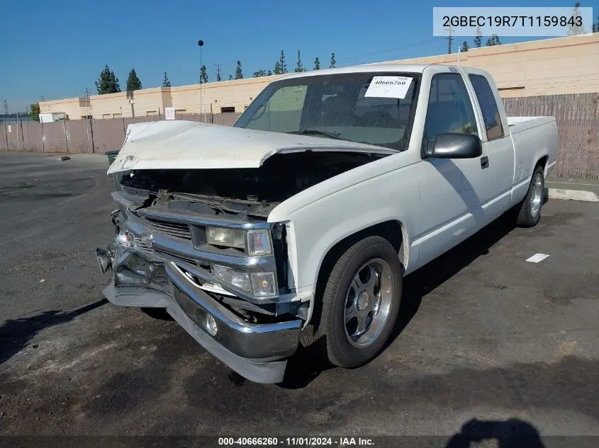 1996 Chevrolet Gmt-400 C1500 VIN: 2GBEC19R7T1159843 Lot: 40666260