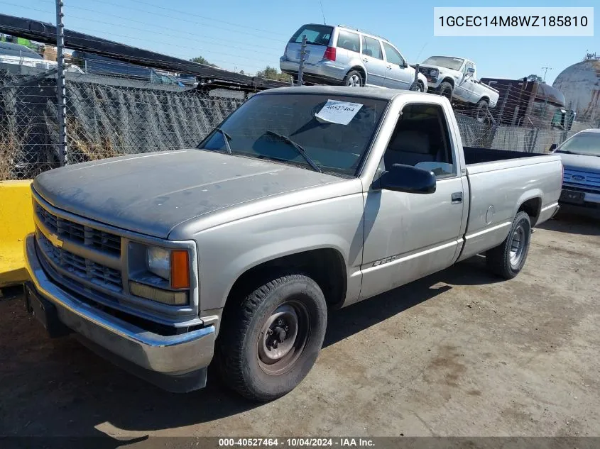 1998 Chevrolet C1500 Fleetside VIN: 1GCEC14M8WZ185810 Lot: 40527464