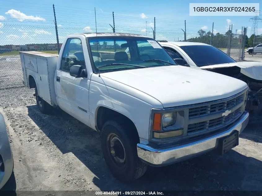 1999 Chevrolet C2500 Chassis VIN: 1GBGC24R3XF024265 Lot: 40455491