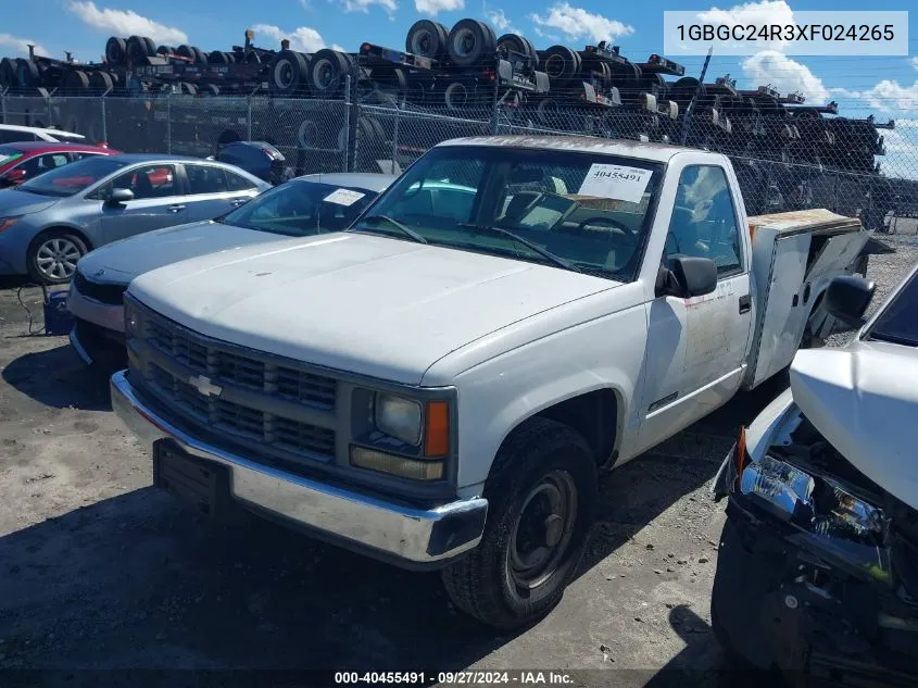 1999 Chevrolet C2500 Chassis VIN: 1GBGC24R3XF024265 Lot: 40455491