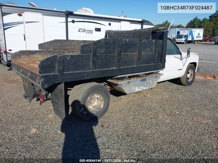 1999 Chevrolet C3500 Chassis VIN: 1GBHC34R7XF024487 Lot: 40544146