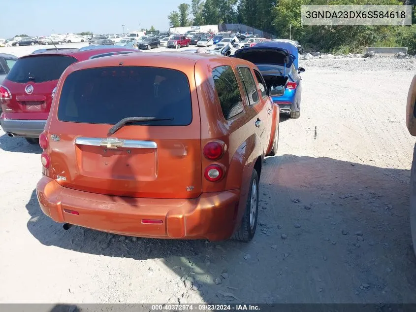 2006 Chevrolet Hhr Lt VIN: 3GNDA23DX6S584618 Lot: 40372974