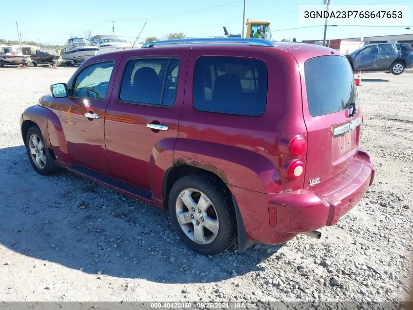 3GNDA23P76S647653 2006 Chevrolet Hhr Lt