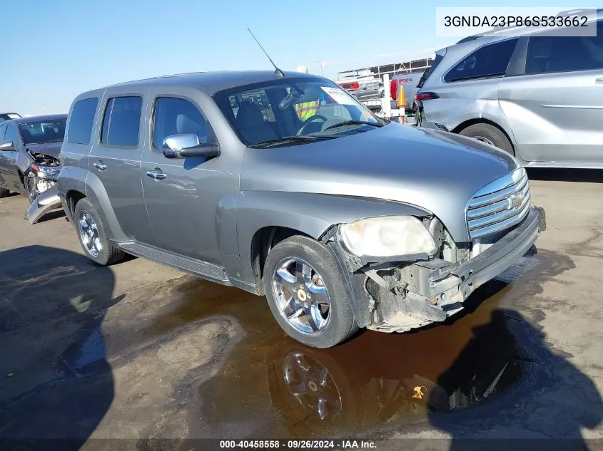 2006 Chevrolet Hhr Lt VIN: 3GNDA23P86S533662 Lot: 40458558