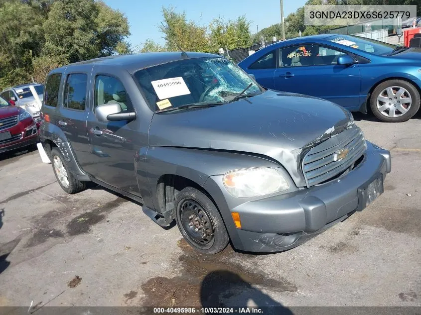 2006 Chevrolet Hhr Lt VIN: 3GNDA23DX6S625779 Lot: 40495986