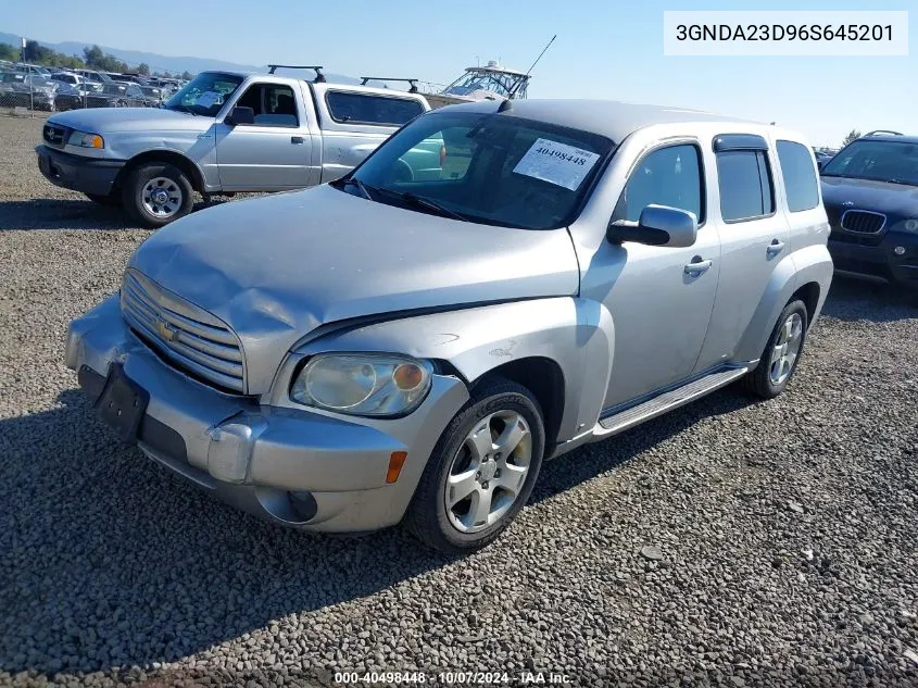 2006 Chevrolet Hhr Lt VIN: 3GNDA23D96S645201 Lot: 40498448