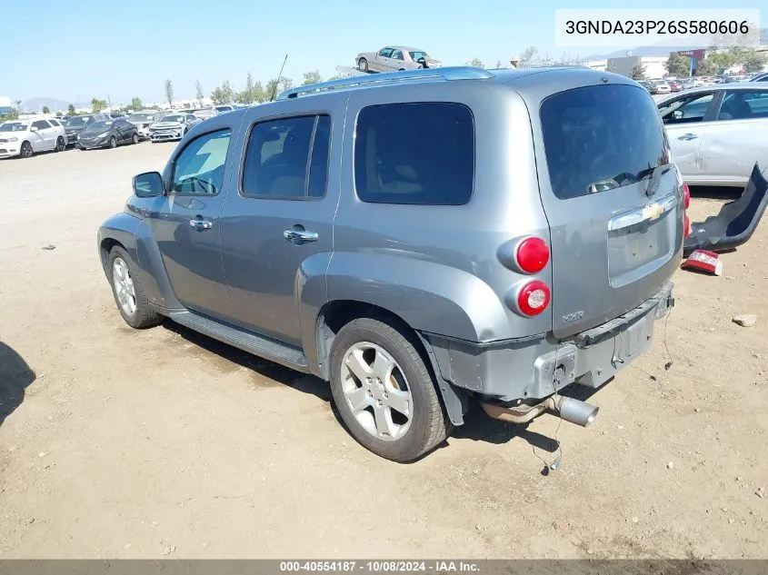 2006 Chevrolet Hhr Lt VIN: 3GNDA23P26S580606 Lot: 40554187