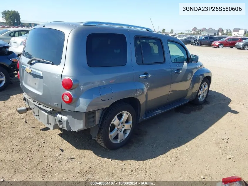 2006 Chevrolet Hhr Lt VIN: 3GNDA23P26S580606 Lot: 40554187