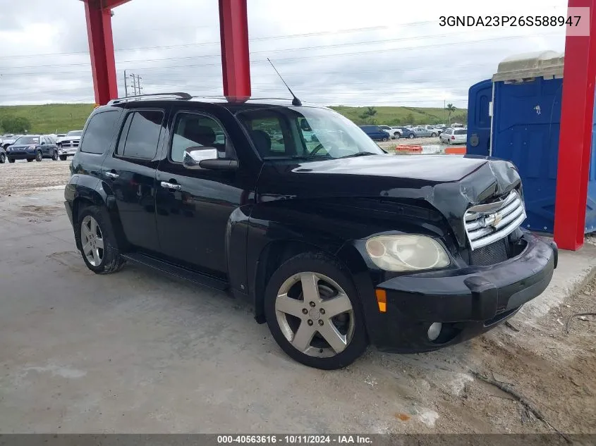 2006 Chevrolet Hhr Lt VIN: 3GNDA23P26S588947 Lot: 40563616