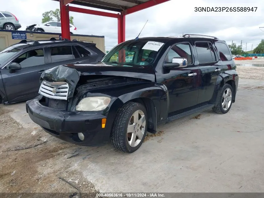 2006 Chevrolet Hhr Lt VIN: 3GNDA23P26S588947 Lot: 40563616