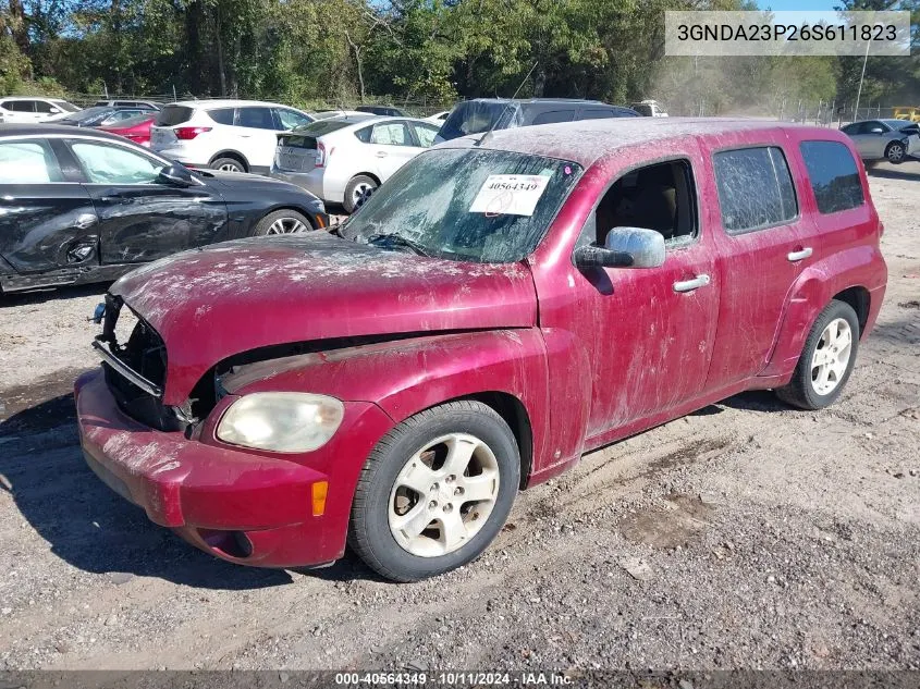 2006 Chevrolet Hhr Lt VIN: 3GNDA23P26S611823 Lot: 40564349