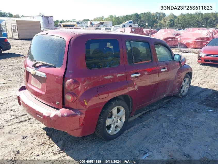 2006 Chevrolet Hhr Lt VIN: 3GNDA23P26S611823 Lot: 40564349