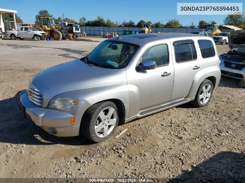 2006 Chevrolet Hhr Lt VIN: 3GNDA23P76S594453 Lot: 40661429