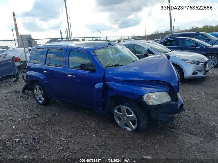 2006 Chevrolet Hhr Lt VIN: 3GNDA23P76S522586 Lot: 40789547