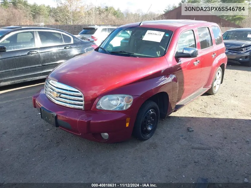 2006 Chevrolet Hhr Lt VIN: 3GNDA23PX6S546784 Lot: 40818631